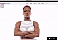 Small archived website view from the Shay Lorjuste Fitness project.
